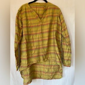 CP Shades Plaid Hi-Low Tunic